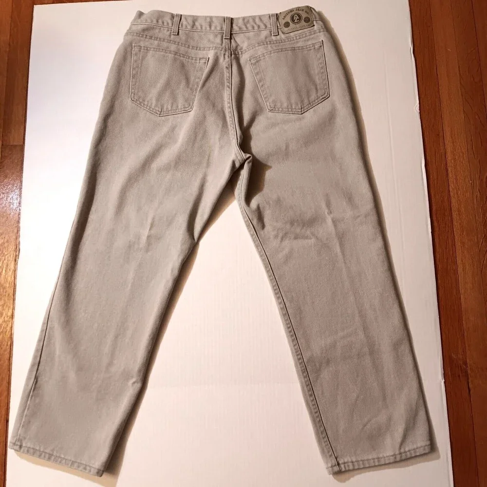 Arizona Jean Co. Relaxed Fit Jeans Light Beige Men's Size 40x30